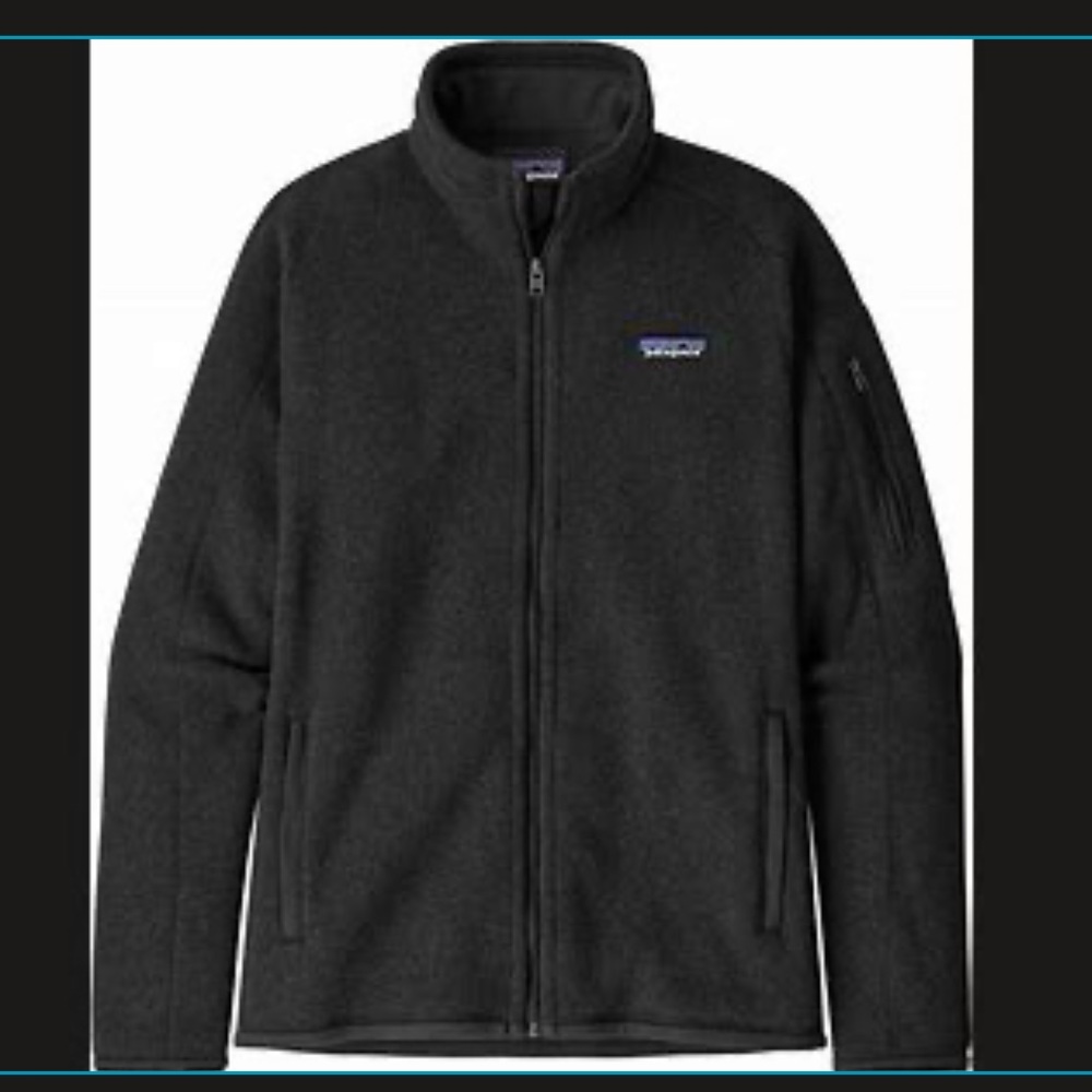 Patagonia, Women's Better Sweater full zip Jacket, Black, Size medium